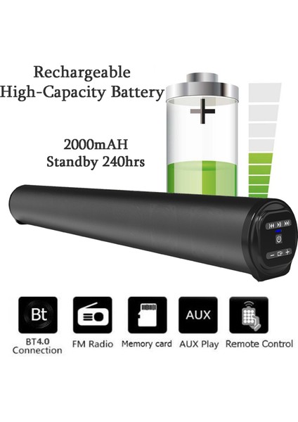 Kablosuz Bluetooth Ses Çubuğu Hoparlör Sistemi Kablolu Kablosuz Surround Stereo Ses Hoparlör Ev Sineması Tv Projektörü (Yurt Dışından) indirimleri