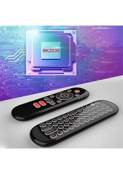 2.4g Ir Air Fare Uzaktan Kumanda USB Alıcı Ingilizce Kablosuz Mini Klavye Arka Işıklı Android Akıllı Tv Kutusu (Yurt Dışından) fırsatları