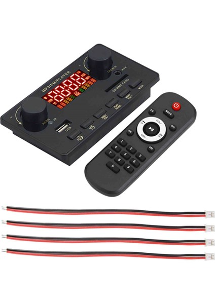 2X40W Amplifikatör Bluetooth 5.0 Mp3 Pansiyonu Wav Decoder Tahtası 12V Araba Fm Radyo Modülü Desteği Tf USB Aux Handsfree (A) (Yurt Dışından) modelleri
