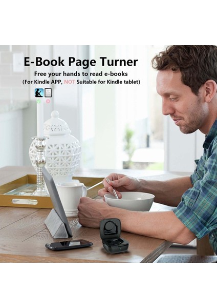 Tiktok Uzaktan Kumandası Için, Telefon E -Kitap Uygulaması Sayfası Turner, Kamera Müzik Video Kaydı Için Bluetooth Telefon Uzaktan (Yurt Dışından) modelleri