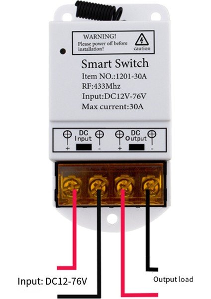 Wıfı 30A Tuya Smart Switch Akıllı Otomasyon Modülleri Uygulama Uzaktan Kumanda DC12-76V Rölesi Yüksek Güç (Yurt Dışından) fiyatları