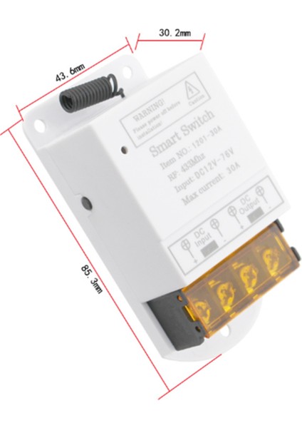 Wıfı 30A Tuya Smart Switch Akıllı Otomasyon Modülleri Uygulama Uzaktan Kumanda DC12-76V Rölesi Yüksek Güç (Yurt Dışından) fırsatları