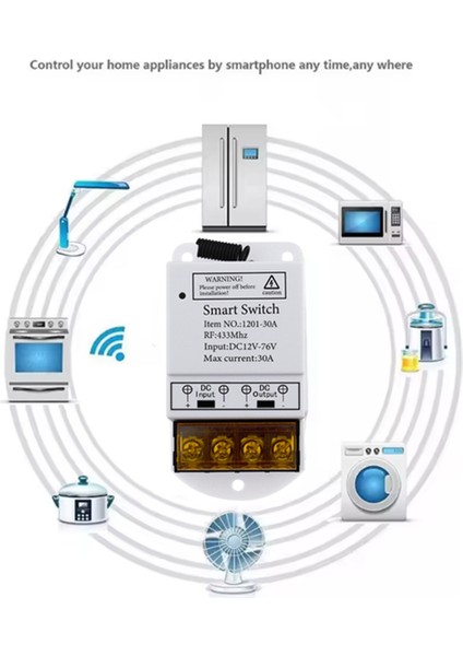 Wıfı 30A Tuya Smart Switch Akıllı Otomasyon Modülleri Uygulama Uzaktan Kumanda DC12-76V Rölesi Yüksek Güç (Yurt Dışından) indirimleri