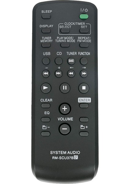 Sony Mini Hi-Fi Bileşen Sistemi Için Uzak RM-SCU37B&#39;YI Değiştirin LBT-SH2000 SS-SH2000 Cmt-Bx3 CMT-BX30R Hcd-Cbx3 MHC-EX600 (Yurt Dışından)