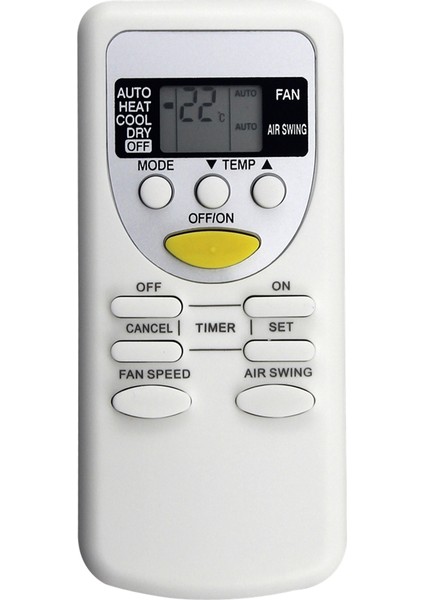 A75C2665 Panasonic Klima A/c CS-PA7KKD CU-PA7KKD CS-PA9KKD CU-PA9KKD CS-PA12KKD Için Ac Uzaktan Kumandasını Değiştirin (Yurt Dışından)