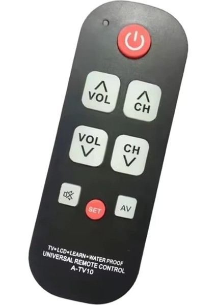 2pcs A-TV10 Tv Yaşlılar Için Uzaktan Kumandalı Evrensel Denetleyici Tüm Tv Modelleri Için LED Işığı ile Basit Su Geçirmez Uzaktan Kumanda (Yurt Dışından) fiyatları