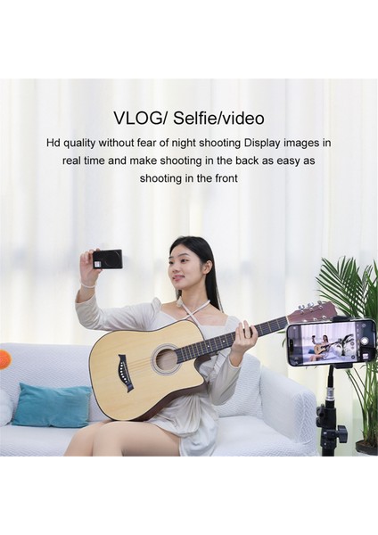 Akıllı Telefon Kablosuz Manyetik Monitör Akıllı Telefon Vlog Canlı Akış Video Kayıt Ekranı Telefon Arka Kamera A (Yurt Dışından) modelleri