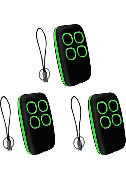 3pcs 250-913MHZ Garaj Uzaktan Kumanda Çapıllı Çok Frizasyonlu Kopya Uzaktan Kumanda Evrensel Kapı Açıcı Yeşil (Yurt Dışından)