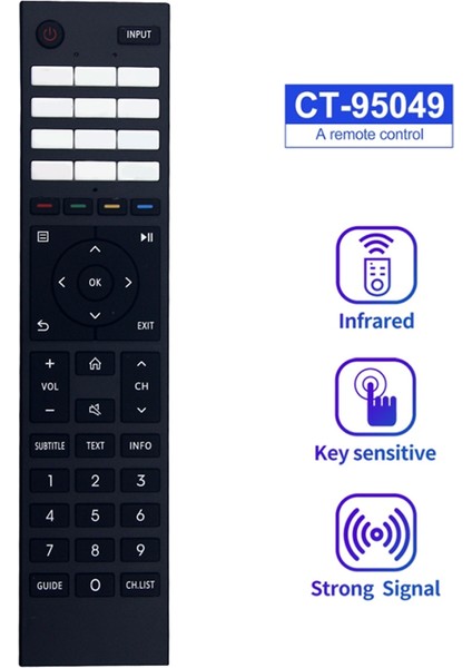 Uzaktan Kumanda Toshiba LED Full Hd Smart Vidaa Televizyonu Için CT-95049&#39;U Değiştirin (Yurt Dışından) indirimleri