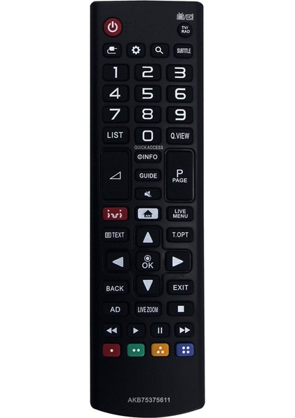 AKB75375611 Lg Tv 32LK615BPLB 32LK6190PLA Için Uzaktan Kumanda Değiştirin. (Yurt Dışından)