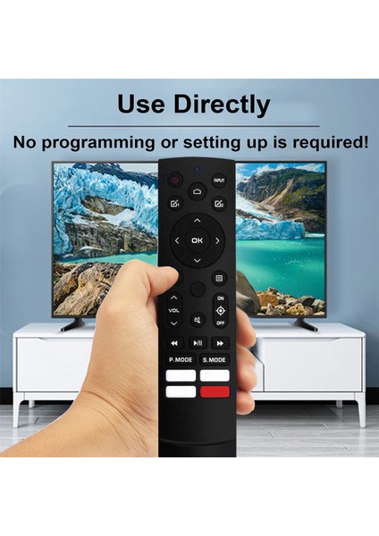Hisense Smart Tv Için ERF3P90G Uzaktan Kumandasını Değiştirin Ses Yok (Yurt Dışından) fırsatları