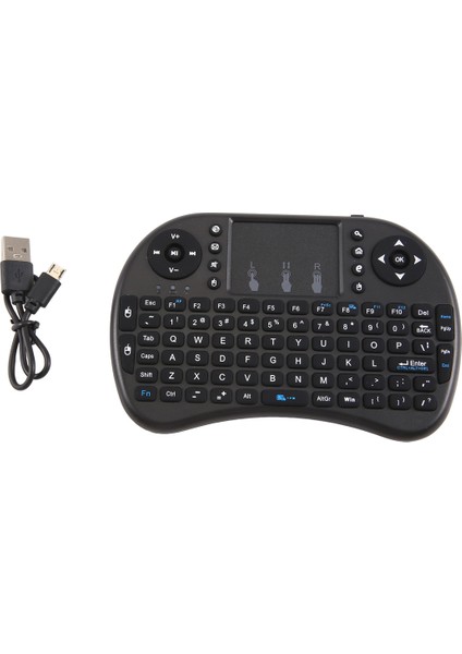 I8 Mini Klavye Kablosuz Klavye 2.4g Kablosuz Klavye ve Fare, Dizüstü Bilgisayar Tv Dokunmatik Dokunmatik Padü USB Uzaktan Kumanda (Yurt Dışından)