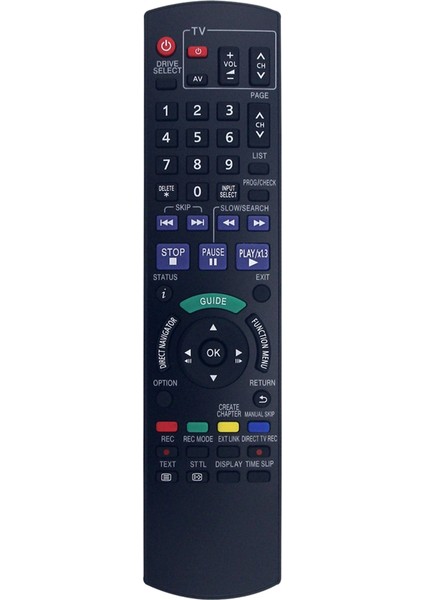 Uzaktan Kumanda N2QAYB000336 Panasonic DVD Kaydedici N2QAYB000336 Uzaktan Kumanda Değiştirme (Yurt Dışından)