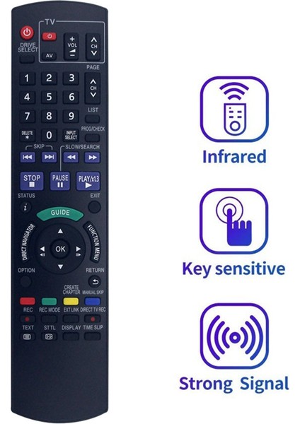 Uzaktan Kumanda N2QAYB000336 Panasonic DVD Kaydedici N2QAYB000336 Uzaktan Kumanda Değiştirme (Yurt Dışından) fiyatları