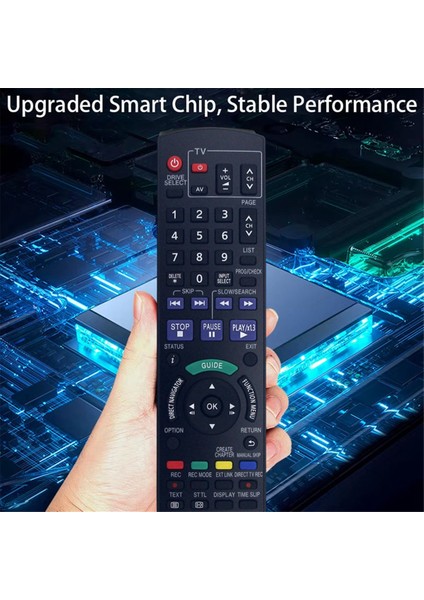 Uzaktan Kumanda N2QAYB000336 Panasonic DVD Kaydedici N2QAYB000336 Uzaktan Kumanda Değiştirme (Yurt Dışından) fırsatları