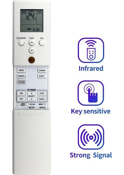 Fujitsu Klima Ac Uzaktan Kumandası Için AR-RET5E Uzaktan Kumandasını Değiştirin (Yurt Dışından) modelleri