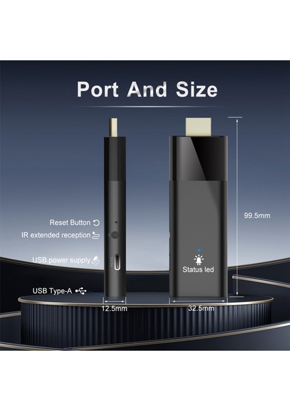 Q6 Mini Tv Stick+Bluetooth Ses Uzaktan Android 10 2gb+8gb 2.4g+5g Wifi+Bt4.0 H313 Akıllı Tv Kutusu Android Tv Stick Pk DQ03 (Yurt Dışından) fiyatları