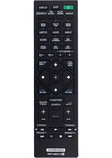 RMT-AM421U Remote&#39;u Sony MHC-V73D MHC-V83D MHC-M80D MHC-M60D MHC-M40D HCD-M40D Home Ses Ses Stereo Sistemi (Yurt Dışından)