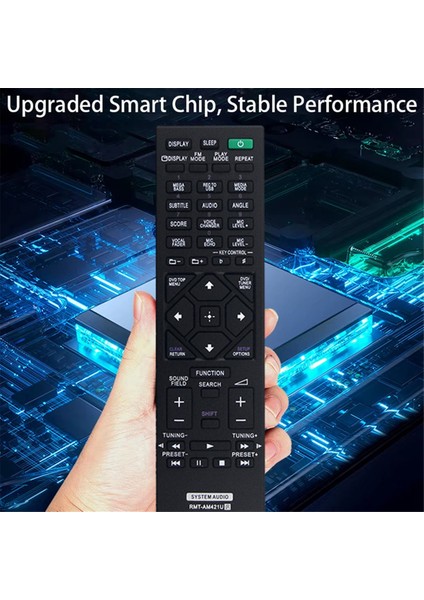 RMT-AM421U Remote&#39;u Sony MHC-V73D MHC-V83D MHC-M80D MHC-M60D MHC-M40D HCD-M40D Home Ses Ses Stereo Sistemi (Yurt Dışından) indirimleri