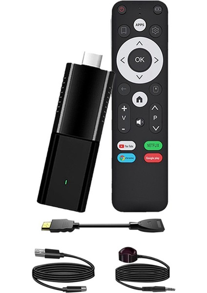 I96 D5 Tv Stick H313 1gb+8gb 4K 2.4g+5g Çift Wifi Android Tv Kutusu Tv Stick Media Player Set Üst Kutu Abd Fişi (Yurt Dışından)