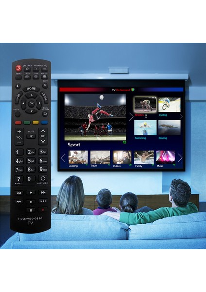 Panasonic N2QAYB000830 Televizyonu Için Uyumlu Yedek Tv Uzaktan Kumandası (Yurt Dışından) fiyatları