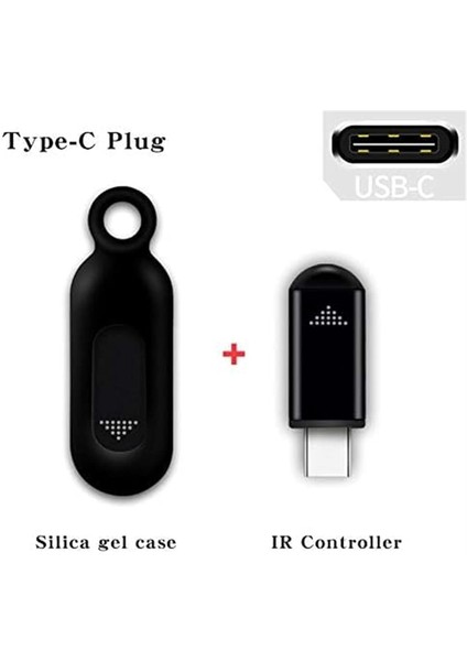 1 Klima/tv/dvd/stb&#39;de Type-C Kızılötesi Evrensel Kontrol Için Bir Mini Akıllı Telefon Ir Uzaktan Kumanda Adaptörü (Yurt Dışından) fırsatları
