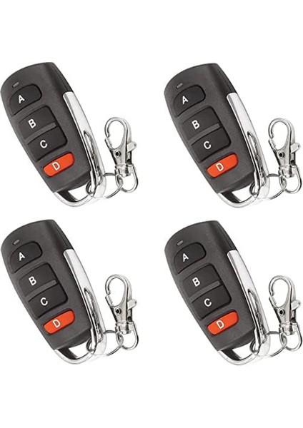 4pcs Universal Çoğaltıcı Uzaktan Garaj Kapısı Uzak, Kapı Uzaktan Uzak, Uzaktan Kumanda Anahtarı Fob, Yedek Garaj Kapısı (Yurt Dışından)