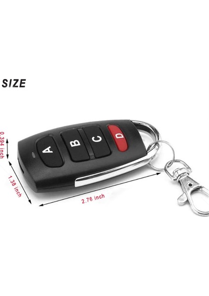 4pcs Universal Çoğaltıcı Uzaktan Garaj Kapısı Uzak, Kapı Uzaktan Uzak, Uzaktan Kumanda Anahtarı Fob, Yedek Garaj Kapısı (Yurt Dışından) fırsatları