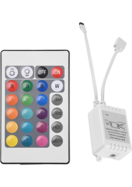 24 Keys Uzaktan KUMANDA+DC12V LED Denetleyici Rgb Kontrol Kutusu Ir Işık Şerit Kontrolörü 5050 2835 Rgb Işık Şeridi (Yurt Dışından) fırsatları