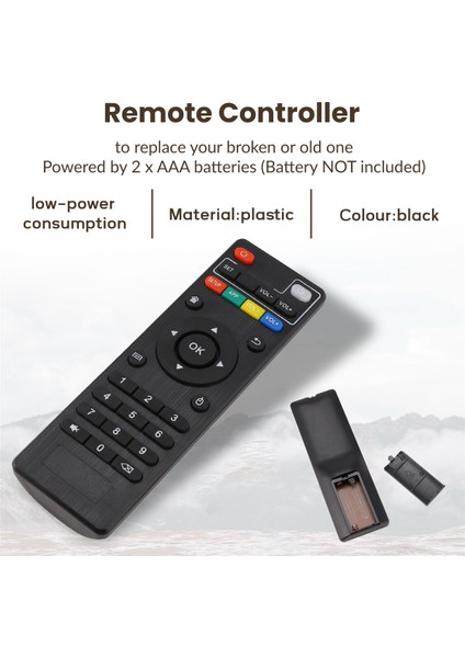 Mxq Pro M8S V88/T95X/T9 Için Yüksek Kaliteli Siyah Plastik Uzaktan Kontrolör Iptv Siyah Kablosuz Tv Kutusu Için 4.4 Akıllı Tv Kutusu (Yurt Dışından) indirimleri