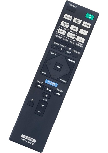 RMT-AA230U RMTAA230U Sony Av Alıcısı STRDN1070 STR-DN1070 Için Yedek Uzaktan Kumanda (Yurt Dışından)