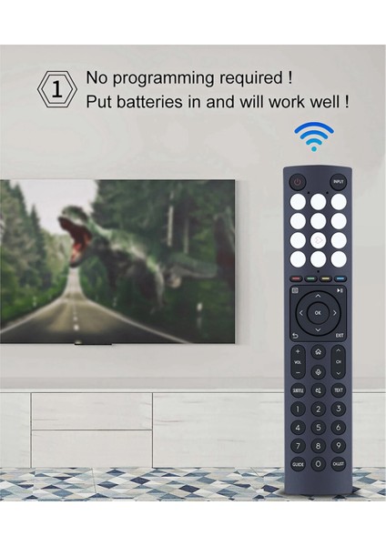 ERF3F86H Akıllı Tv Uzaktan Kumandası Sessiz Hisense Tv Uzaktan Kumandası Için Ses Yok (Yurt Dışından) indirimleri