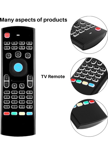 Android Tv Kutusu Için Air Fare, Mini Kablosuz Klavye Rgb Arkadan Aydınlatmalı Mx3 Pro Ir Öğrenme ile Hava Uzak Fare Kontrolü (Yurt Dışından) modelleri