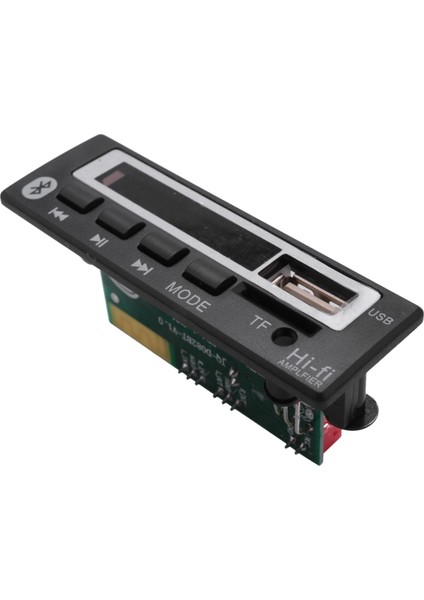 Bluetooth5.0 Mp3 Wma Wav Decoder Tahtası 5V 12V Kablosuz Ses Modülü Renk Ekranı USB Tf Fm Radyo Araba Aksesuarları (Yurt Dışından)