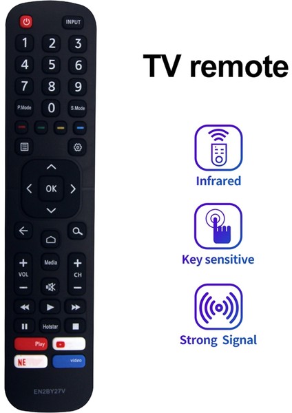 EN2BY27V Uzaktan Kumanda Hisense Smart Tv 32US 43US 32GA 43GA Için Değiştirildi (Yurt Dışından) fiyatları