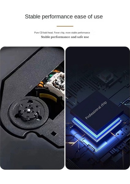 Taşınabilir Kablosuz Bluetooth Hoparlör, Çok Fonksiyonlu Reprodud CD Retro, Kayıt Ses Çalar Koyu Yeşil (Yurt Dışından) fiyatları