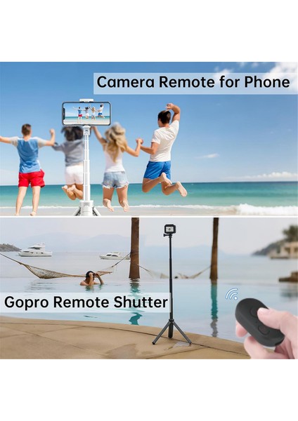 Bluetooth Kamera Uzaktan Kumanda 65FT Aralıklı Kamera Deklanşörü Iphone 12-16 Pro Max, Gopro 8-12 Için Android (Yurt Dışından) indirimleri