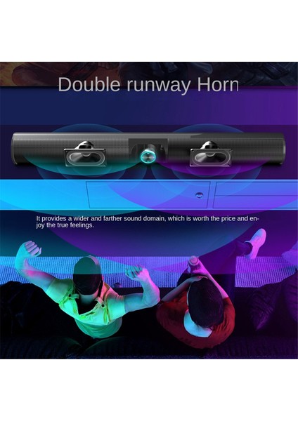 Bluetooth Hoparlör Sütunu Yüksek Güçlü Taşınabilir Hoparlör Tv Soundbar Bilgisayar Hoparlörleri Masaüstü Için (Yurt Dışından)