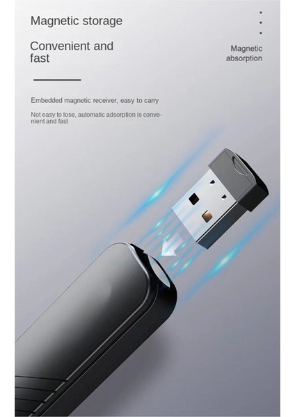 Kablosuz Sunumcu Flip Kalem 2.4ghz USB Ppt Powerpoint Sunum Için Kırmızı Işık Dönüş Kalemi Slayt Pembesi (Yurt Dışından)