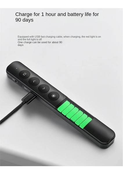 Kablosuz Sunumcu Flip Kalem 2.4ghz USB Ppt Powerpoint Sunum Için Kırmızı Işık Dönüş Kalemi Slayt Pembesi (Yurt Dışından) fiyatları