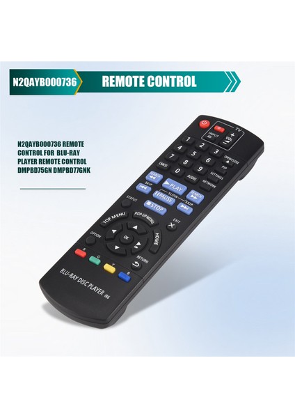 N2QAYB000736 Panasonic Blu-Ray Oynatıcı Uzaktan Kumanda Uzaktan Kumanda DMPBD75GN DMPBD77GNK (Yurt Dışından) fırsatları