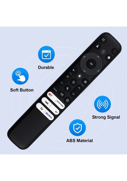 RC813A Tcl Q550G Q650G Q670G Q750G QM850G S370G S450G S470G S550G Fhd Hdr LED UHD QLED Tvs (Yurt Dışından) modelleri