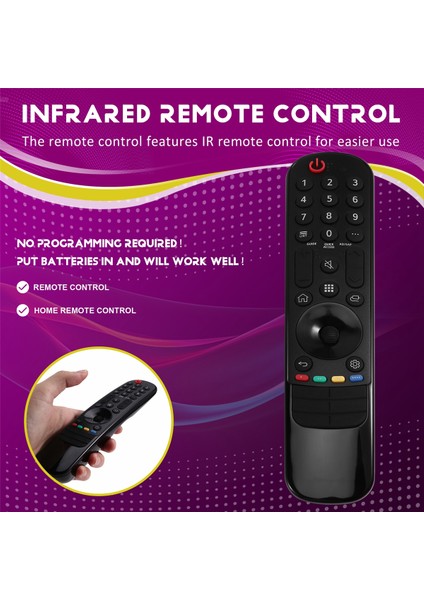 Netflix/prime Video/sling/alexa ile Lg Smart Tv 2021-2023 Için Yedek Ses Sihri Uzaktan Kumanda (Yurt Dışından) fırsatları