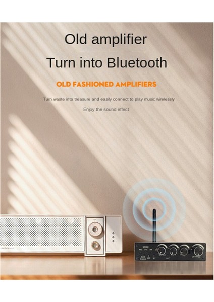 Bluetooth 5.3 Audio Alıcı Aux/koaksiyel/mıc/usb Kayıpsız Müzik Kablosuz Ses Adaptörü Uzaktan Kumanda (Yurt Dışından) fiyatları