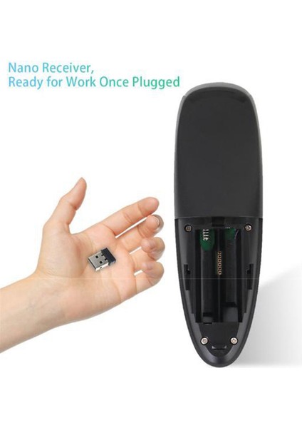 G10S 2.4g 3 Pcs/set Sesli Hava Uçan Fare Jiroskop Kablosuz Kızılötesi Arka Işık Tv Seti Üst Kutu Uzaktan Denetleyici (Yurt Dışından) indirimleri