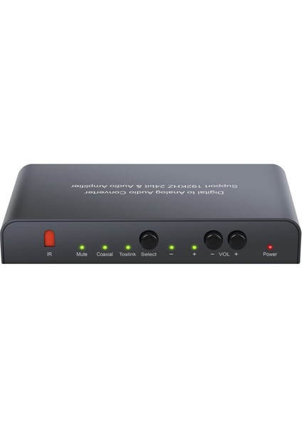 Ir Uzaktan Kumandalı Ses Dönüştürücü Dac Dijital Koaksiyel Toslink Analog Stereo Rca 3.5mm Ses Adaptörü 192KHZ 24BIT (Yurt Dışından) indirimleri