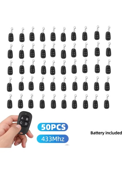 10 Adet Kablosuz Kopya Uzaktan Kumanda 433MHZ Elektrikli Garaj Kapı Açıcı Uzaktan Kumanda Kilon Kod Denetleyicisi (Yurt Dışından) fiyatları