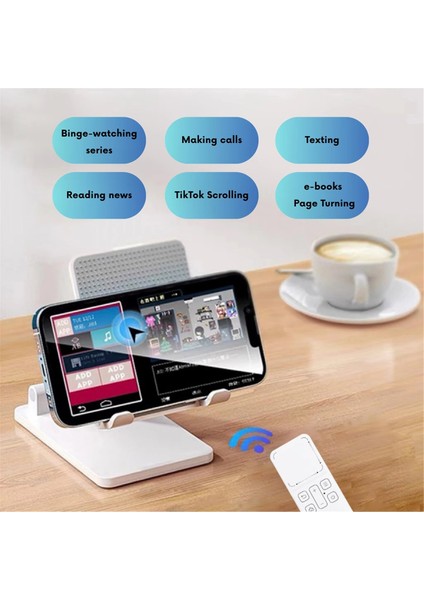 Air 2 Telefon Uzaktan Kumanda Bluetooth Akıllı Telefon Bilgisayar Akıllı Aygıt Siyah Için Ekranda Pointer Dokunmatik Pad (Yurt Dışından) modelleri