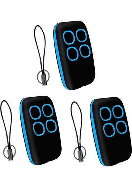 3pcs 250-913MHZ Garaj Uzaktan Kumanda Dekoratör Çok Frokensli Kopya Uzaktan Kumanda Evrensel Kapı Açıcı Mavi (Yurt Dışından)