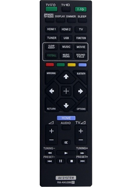 N11R RM-ANU200 Sony Av Sistemi RM-ANU200 HT-IV30 Yedek Aksesuarları Için Yapıldı (Yurt Dışından)